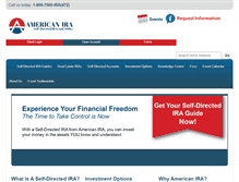 Tablet Screenshot of americanira.com
